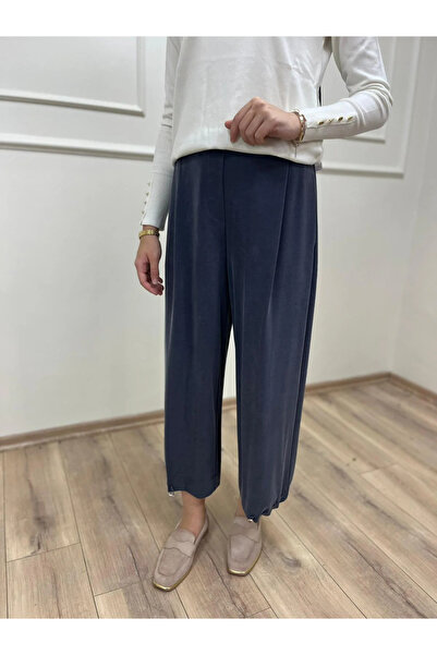 BEİAZ Sentez Paçası Kapsüllü Aura Şalvar Pantolon