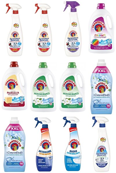 chante clair Set 12 Chanteclair Mixt: 2x universal Marsilia, 600 ml, 1x universal Lavanda, 600 ml, 1x lichid ru