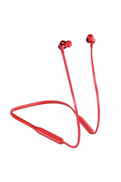 V-TAC Căști Bluetooth sport roșii, fixare magnetică, autonomie 7-8 ore