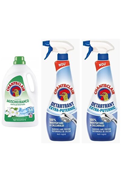 chante clair Set 3 Chanteclair Mixt: 1x lichid rufe Mosc Alb, , 1575ml, 35 spalari, 2x Detartrant extra-puternic