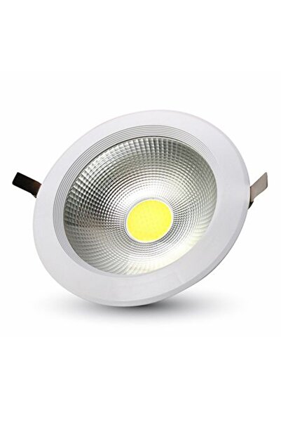 V-TAC 20W Εντοιχιζόμενο Φωτιστικό LED, Στρογγυλό, 4000K Ουδέτερο Λευκό, 2400 lm