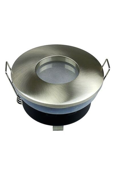 V-TAC Corp de iluminat spot GU10 rotund, IP54, Crom mat