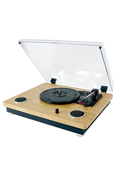 Madison Pick-up vintage cu difuzoare încorporate, Bluetooth, USB/SD, REC, 33/...