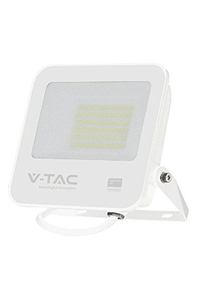 V-TAC Proiector LED SMD 50W 6500K IP65 Cip Samsung Alb/Gri