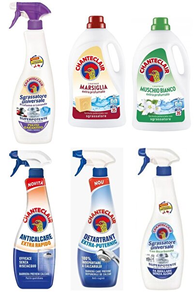 chante clair Set 6 Chanteclair Mixt: 1x universal Lavanda , 600 ml, 1x lichid...