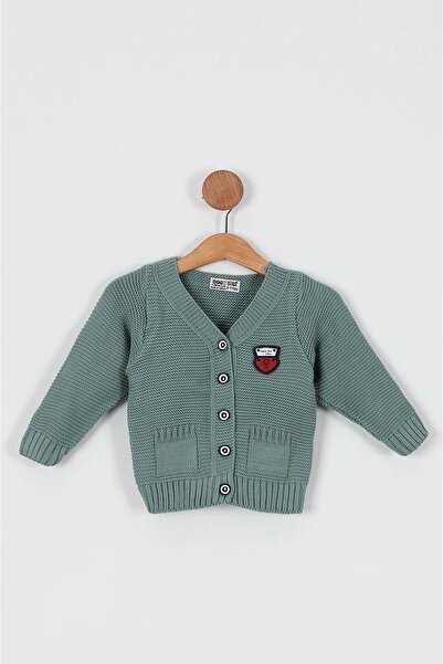babynow BabyNova Κεντητή Ανδρική Ζακέτα Πλεκτή