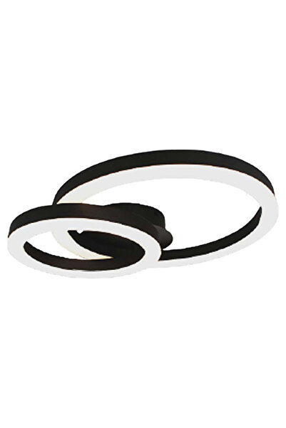 V-TAC Lustră LED 20W 3000K Negru, Ø45 cm, 2130 lm