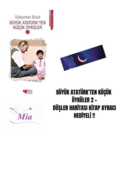 Can Çocuk قصص صغيرة من الأتاتورك العظيم 2 + خريطة الأحلام مع علامة كتاب هدية! !
