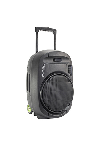 Ibiza Sound Boxă portabilă PA de 12 inch, 350W RMS, Bluetooth, USB, 2 microfo...