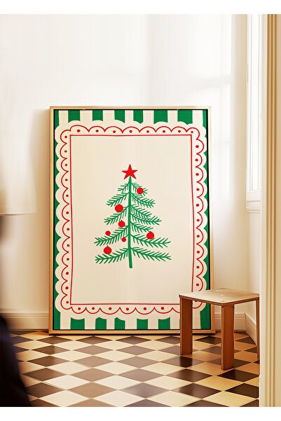 ARTHOUSECOLLECTIVE Poster Minimal Pine Tree - Colecția de Anul Nou - Poster f...