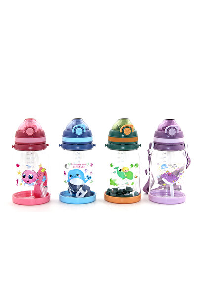 KTT Colorful Straw Drinker 550 ml Stylishly Designed Functional Product