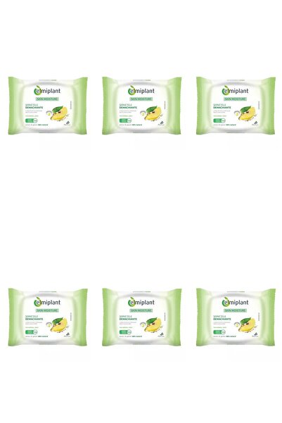 ELMIPLANT Set 6 x Servetele demachiante ten normal si mixt Skin Moisture, 25 ...