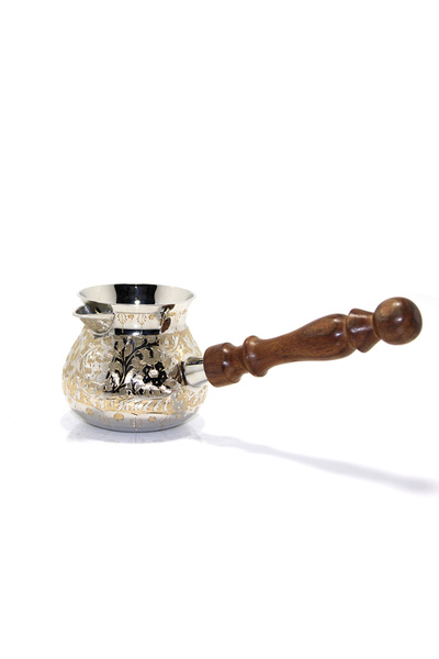 KTT Brass Coffee Pot 3'' Inch Model 2 Stylish Designed Functional Product