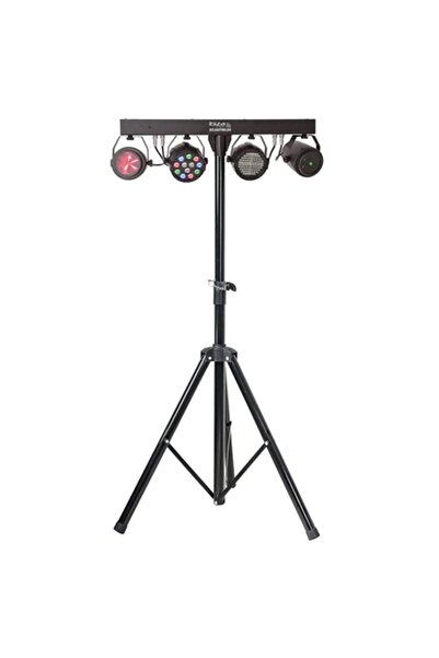 Ibiza Light Set de iluminat scenă 4-în-1 cu trepied și telecomandă