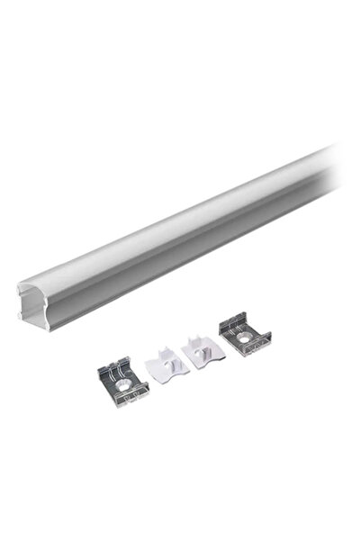 V-TAC Profil LED din aluminiu 2m 17.2 x 15.5 mm cu capac alb