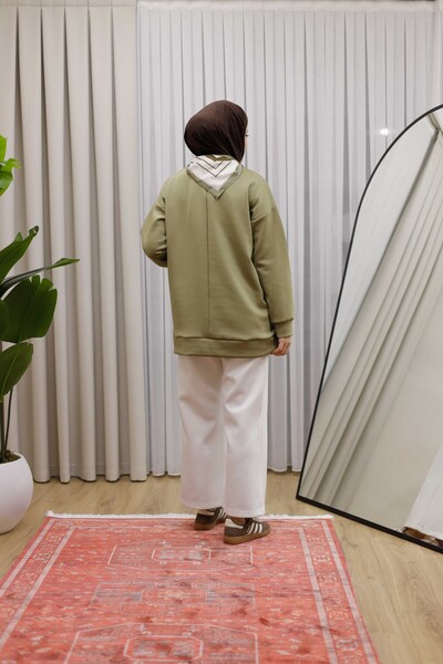 MOONSC Tunic with Necklace Scarf