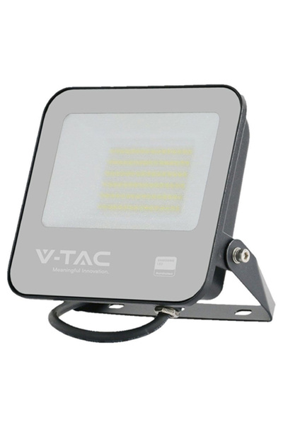 V-TAC Proiector LED SMD 50W 6500K IP65 cu cip Samsung - Negru/Gri