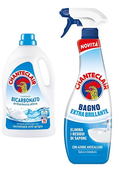 chante clair Set 2 Chanteclair Mixt: 1x lichid rufe Bicarbonat, , 1575ml, 35 spalari, 1x anticalcar extra straluc