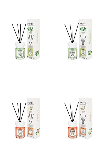 Eyfel Set 4 Mixt: 2x Odorizant camera bete , Iasomie, 120 ml, 2x Odorizant ca...