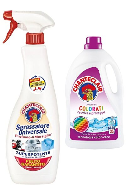 chante clair Set 2 Chanteclair Mixt: 1x universal Marsilia , 600 ml, 1x lichid rufe Color, , 1575ml, 35 spalari