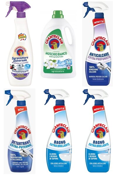 chante clair Set 6 Chanteclair Mixt: 1x universal Lavanda , 600 ml, 1x lichid...