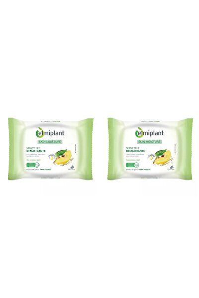 ELMIPLANT Set of 2 x Skin Moisture Cleansing Wipes for normal and combination...