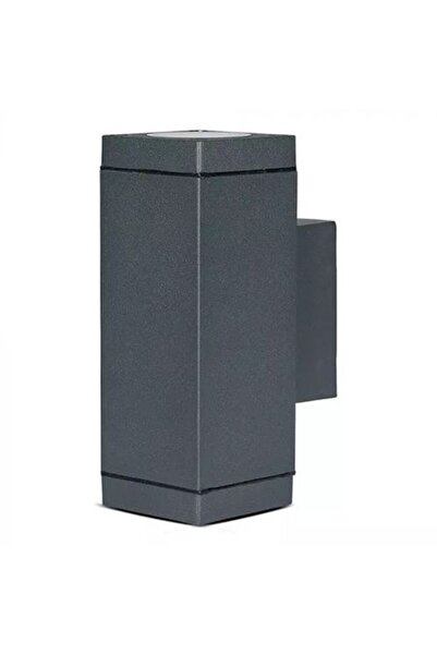V-TAC Aplică de perete bidirecțională GU10, IP44, Aluminiu gri