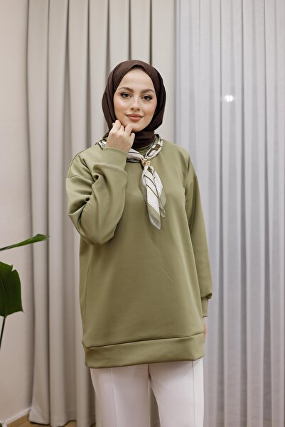 MOONSC Tunic with Necklace Scarf