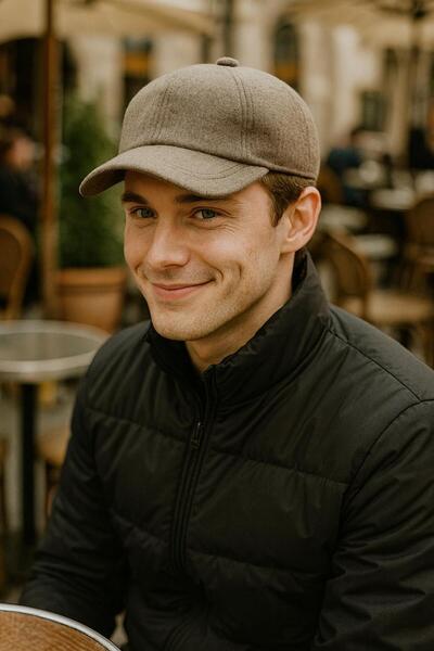 FELLMENS قبعة رجالية من صوف المنك