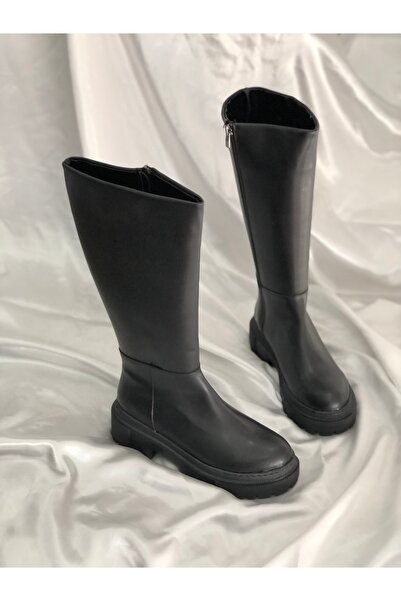 Hg Ayakkabı FELICIA ΜΑΥΡΕΣ ΜΠΟΤΕΣ 4 εκ. ΚΑΘΗΜΕΡΙΝΕΣ