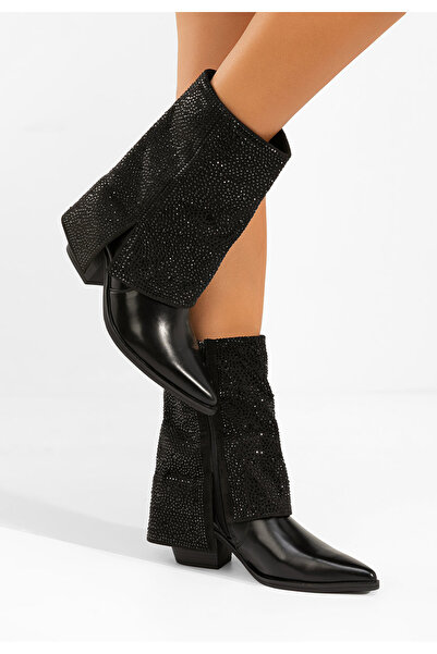 B T Shoes Women's short boots Zafira black