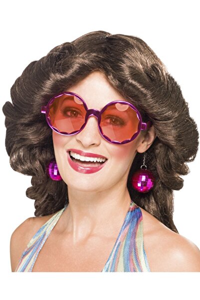 KTT Disco Bulk Earring Party Glasses Pink Color Stylishly Designed Functional Product