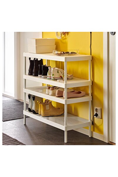IKEA MACKAPÄR Shoe rack, white, 78 x 32 x 40 cm
