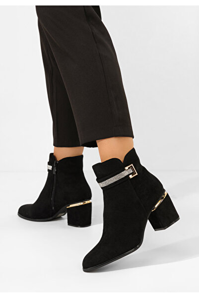 B T Shoes Botine elegante Chameli negre