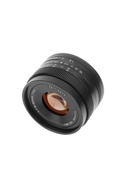 7artisans Obiectiv manual APS-C de 50 mm F1.8 pentru montură Fuji FX