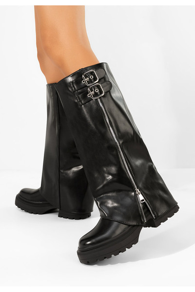 B T Shoes Cizme dama Jorena neagră