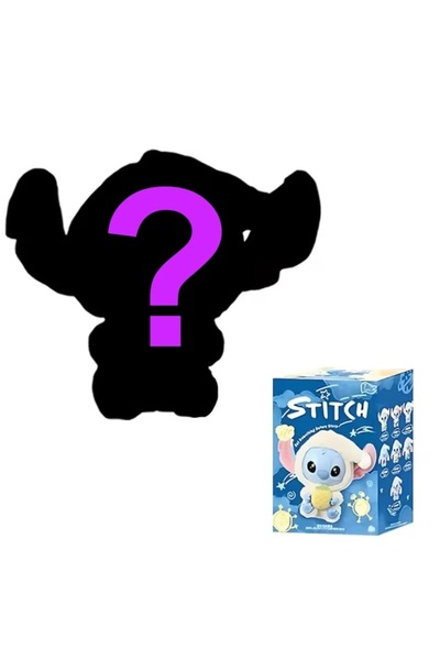 victiny Stitch Plush Keychain, Labubu-style, Multicolor, 15 cm (3+ yrs)