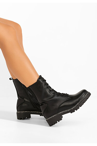 B T Shoes Bocanci damă Savencia negri