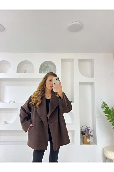 İrka Moda Çift Taraflı Yün Kaşe Premium Kumaş Ceket