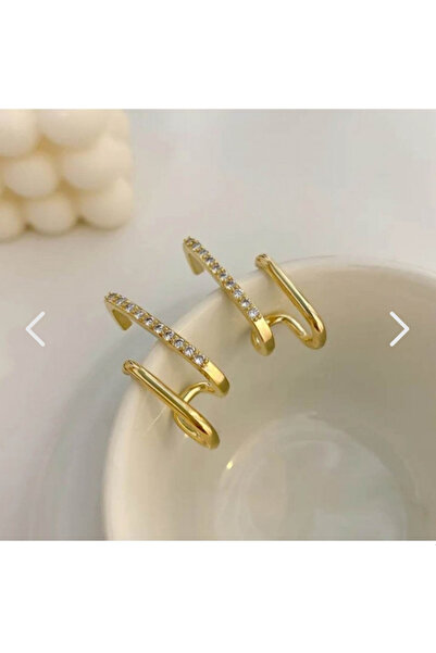 İnci Şık ve modern tasarımlı antialerjik çelik küpe