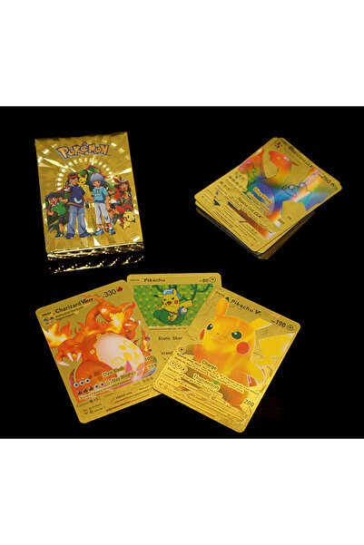 KTT Pokemon Game Card Gold Deck Model 3 Stylishly Designed Functional Product