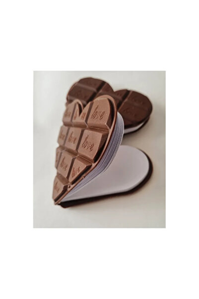 KTT Heart Designed Chocolate Notepad Stylishly Designed Functional Product
