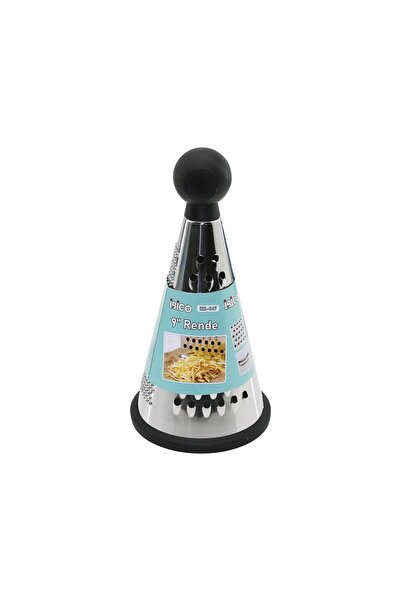 Caddemia 9 Inch - Funnel Model Plastic Ball Head Metal Grater with Silicone Base