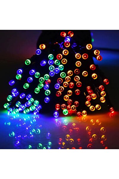 OEM Instalație solară decorativă 500 LED,50m, IP67, panou mare, acumulator 1200mAh, 8 jocuri, multicolor