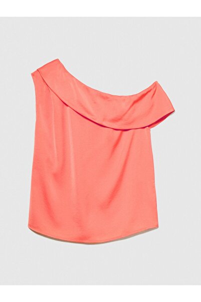 Sisley One Shoulder Neck Detail Sleeveless Blouse Women's Blouse to Be Determined - 324P51Mglh017