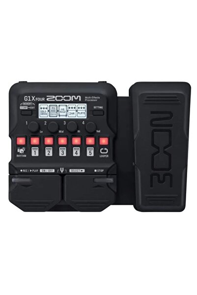 Hype Store Zoom G1X Four Expression Pedallı Multi-Efekt Prosesörü