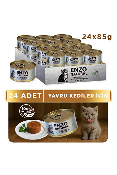 ENZO Natural Yavru Yaş Kedi Maması 85 GRX24