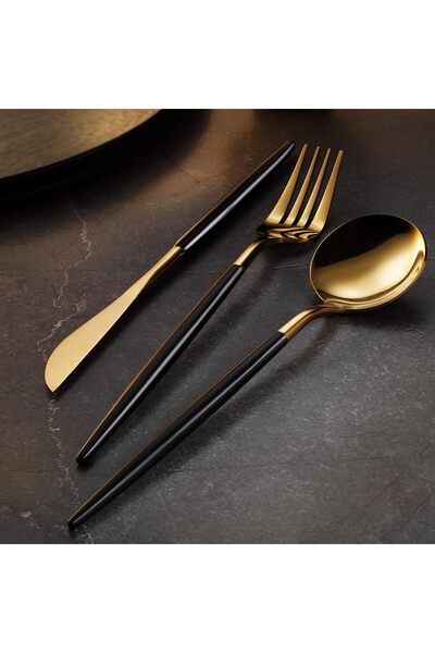 Hype Store Versay Gold 6-Person 36-Piece Cutlery Set