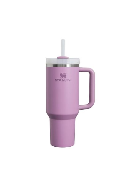 Hype Store Quencher Thermos Cup with Straw, 1.18 Liter, Lilac