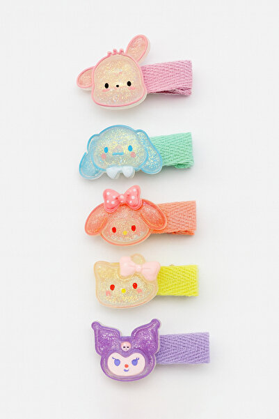 MakeWell 5 τεμάχια παιδικές πλαϊνές αγκράφες με σχέδιο Kuromi Hello Kity Cinn...